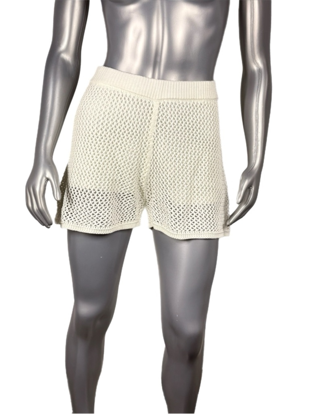 Uncharted Threads | Ivory Knit Lined Women's Shorts Soft